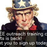 FREE outreach training class for scientists is back!