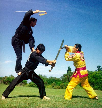 Sword fighting